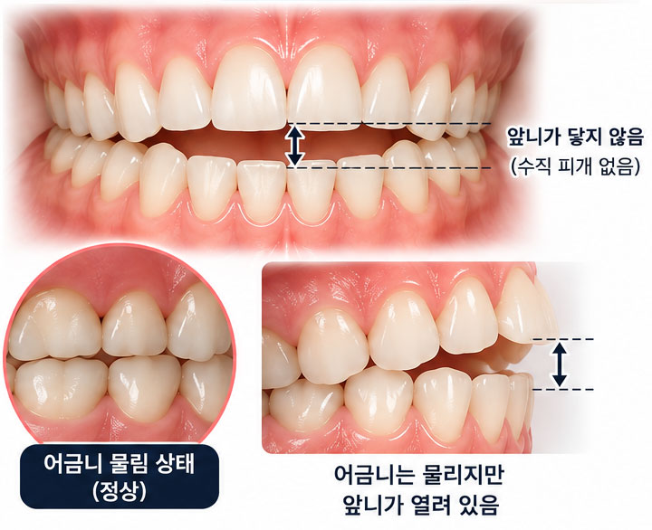 개방교합 도해